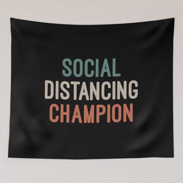 Item preview, Social Distancing Champion Shirt designed and sold by KunKhalil.