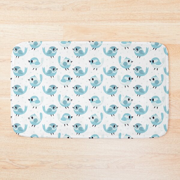 Item preview, Cute Little Blue Birds designed and sold by Claire Stamper.