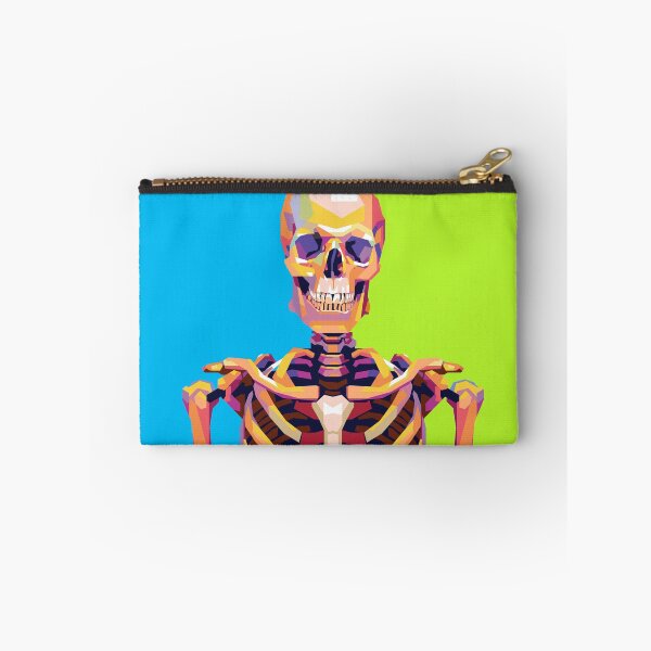 Item preview, Human Skeleton - Soft Blue and Zesty Green Background designed and sold by uberanatomy.
