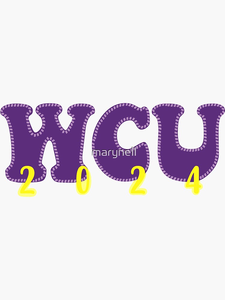 "WCU 2024" Sticker for Sale by marynell Redbubble