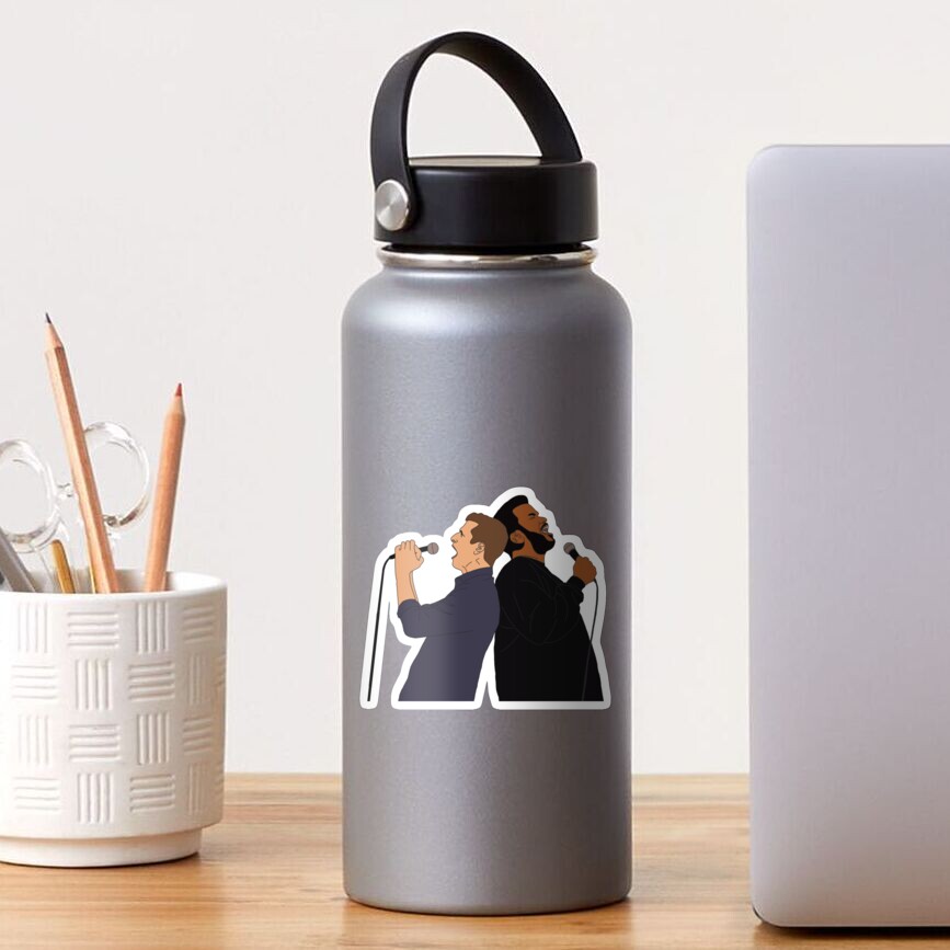 "Jake Peralta and Doug Judy karaoke " Sticker for Sale by emmatams