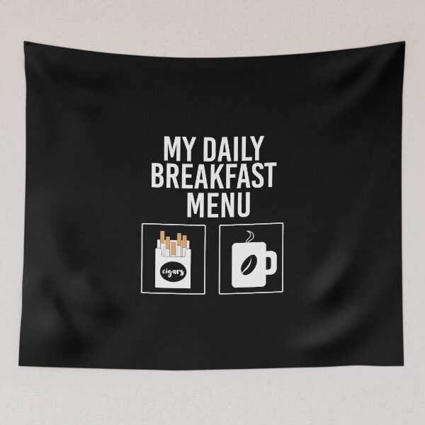 Item preview, Smoker breakfast - coffee and cigarettes designed and sold by lsvds.