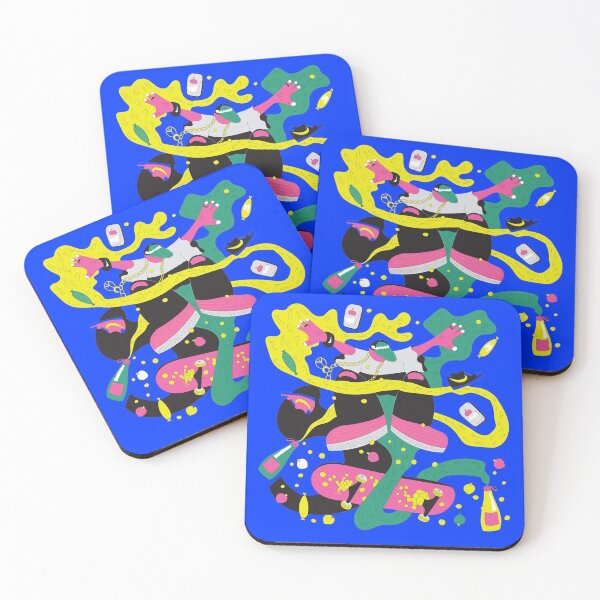 Item preview, Skateboard underground colorful hypebeast illustration designed and sold by nanaminhae.