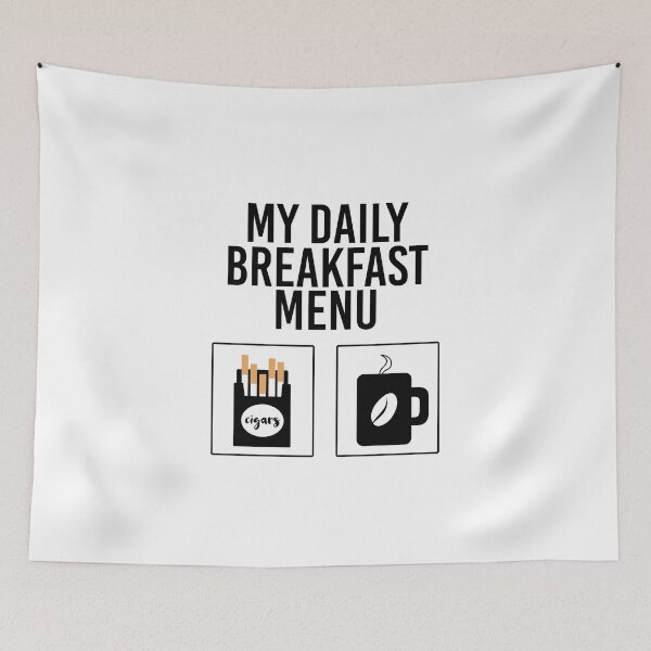 Item preview, Smoker breakfast - coffee and cigarettes designed and sold by lsvds.