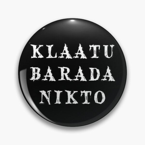 Item preview, Klaatu Barada Nikto designed and sold by Bearded Panda.