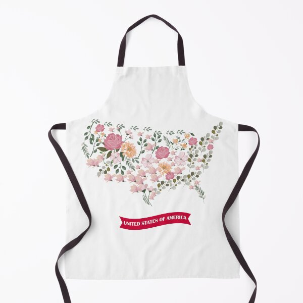 Item preview, America map Flowers designed and sold by Mohamedprf.