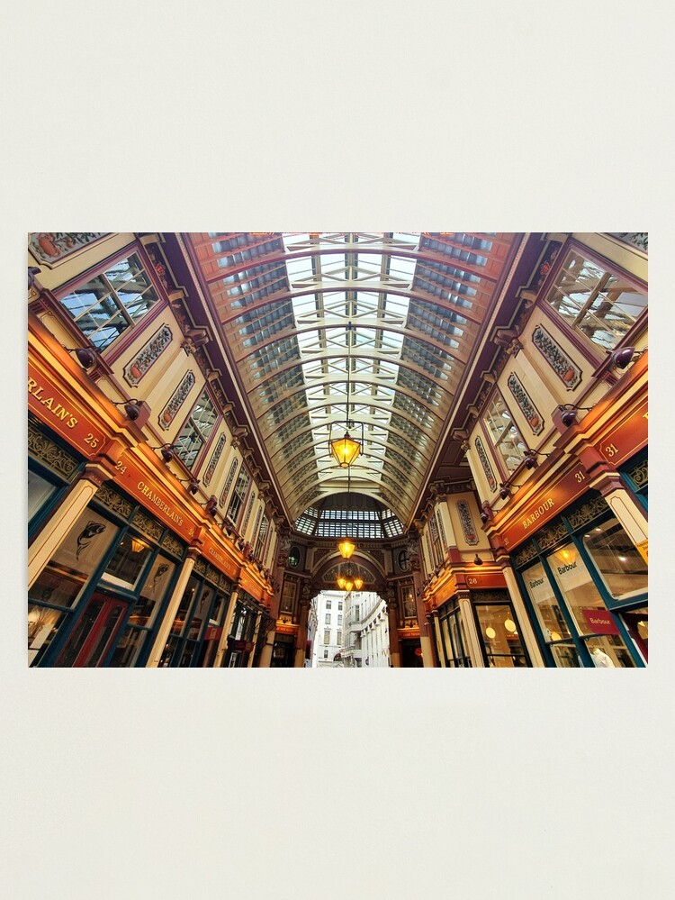 Thumbnail 2 of 3, Photographic Print, Leadenhall Market, London designed and sold by TalBright.