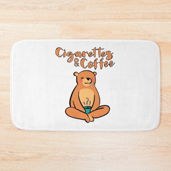 Item preview, Kopie von Smoking bear drinks coffee for breakfast designed and sold by lsvds.