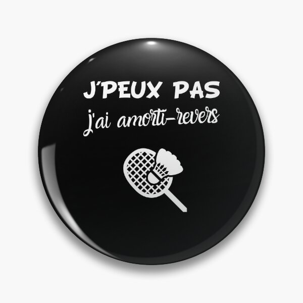 Item preview, I can't I cushioned badminton backhand designed and sold by joozybart.