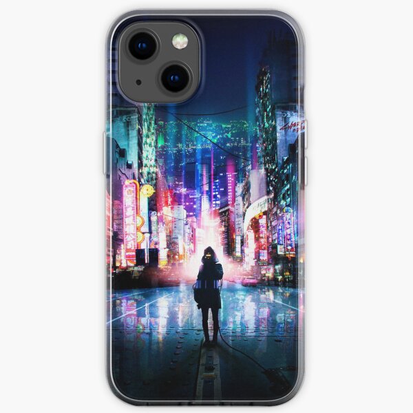 Tokyo Cyberpunk Japan iPhone Soft Case