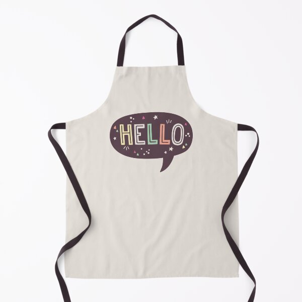 Item preview, Hello Speech Bubble Typography designed and sold by Claire Stamper.