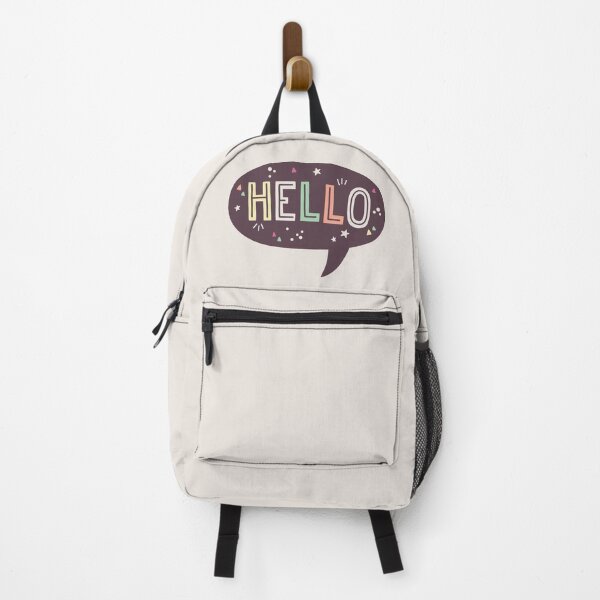 Item preview, Hello Speech Bubble Typography designed and sold by Claire Stamper.
