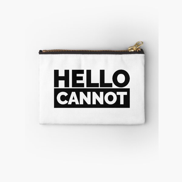 Item preview, Hello Cannot (Black) designed and sold by BunnyPrinceDegn.