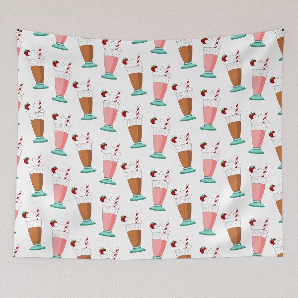 Item preview, Retro Diner milkshakes. Vintage diner designed and sold by DiscoDaisyy.