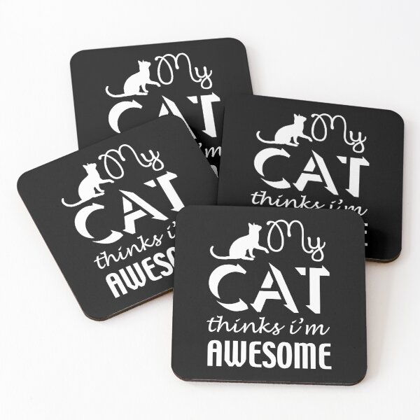 Item preview, My cat thinks I'm awesome - Awesome cat lover Gift designed and sold by Teenation9.