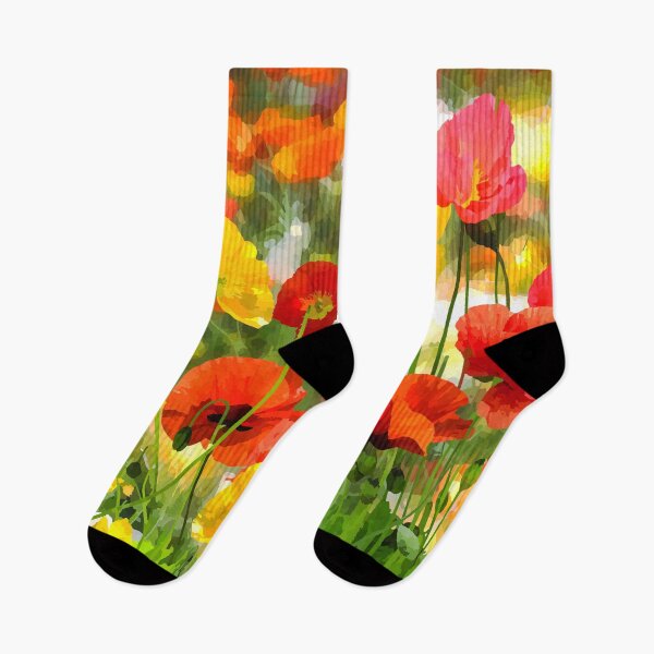 Item preview,  Poppies cute flowers summer bohemian vibe  designed and sold by likebakerdo.