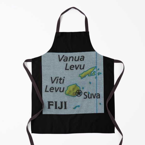 Item preview, Fiji Islands Map Geographic  designed and sold by Kaushal Pal.