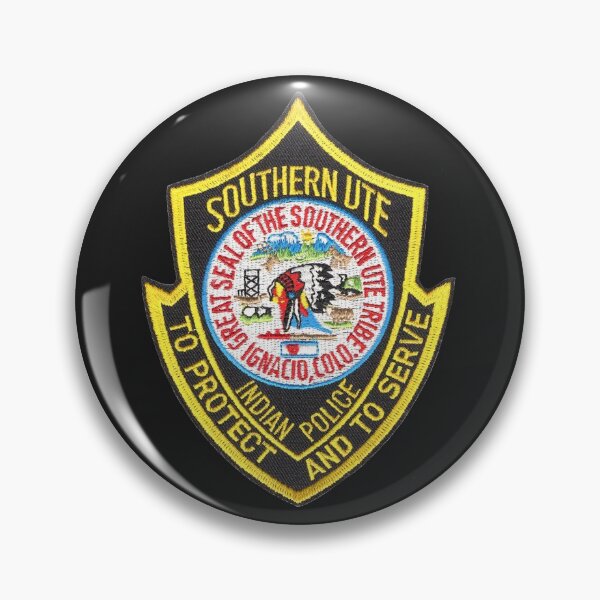 Item preview, Southern Ute Tribal Police designed and sold by Lawrence Baird.