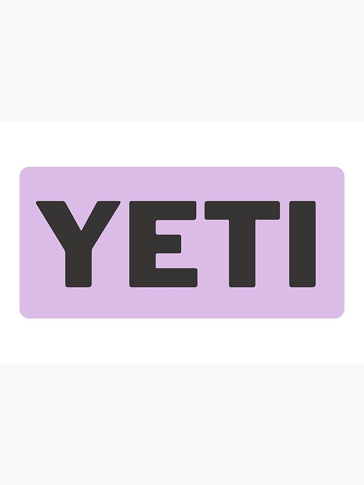 Purple Yeti Cooler Sticker Poster for Sale by brookehend