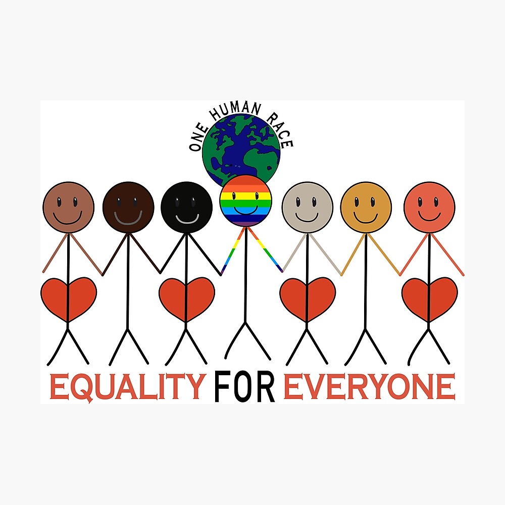 Equality For Poster for Sale by Brandon Erwin | Redbubble