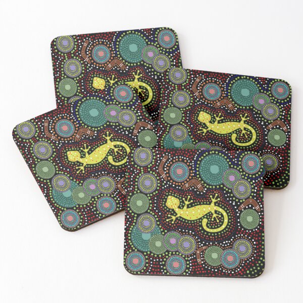 Item preview, Aboriginal Art Gecko designed and sold by iamhewho.