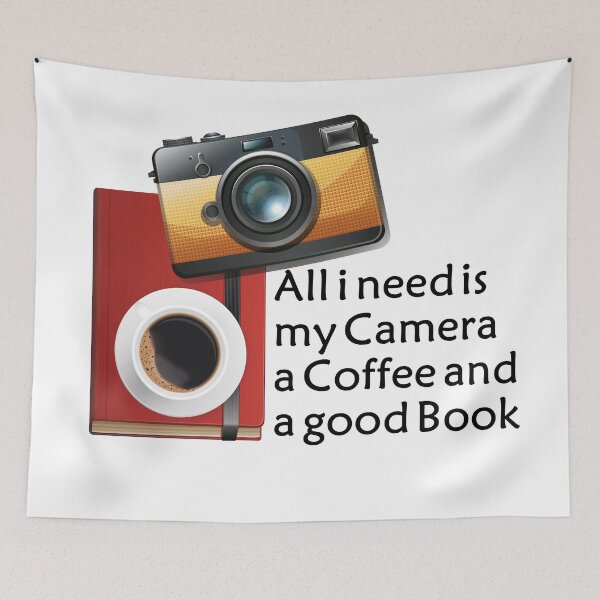 Item preview, All i need is my camera and a good book designed and sold by gharbi.