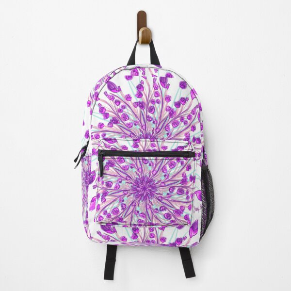 Item preview, Purple Flowers Spiraling Out Of Control! designed and sold by busyBeanz.