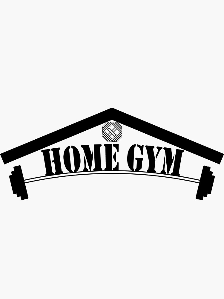 "Home gym" Sticker by Sqbb Redbubble