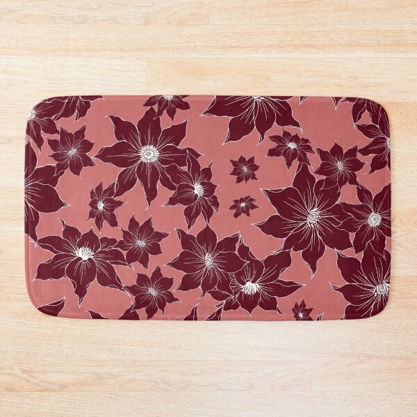 Item preview, Claret flower pattern designed and sold by Dia-Cheshire.