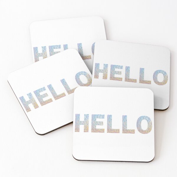 Item preview, Holographic Glitter Hello designed and sold by dagutierrez217.