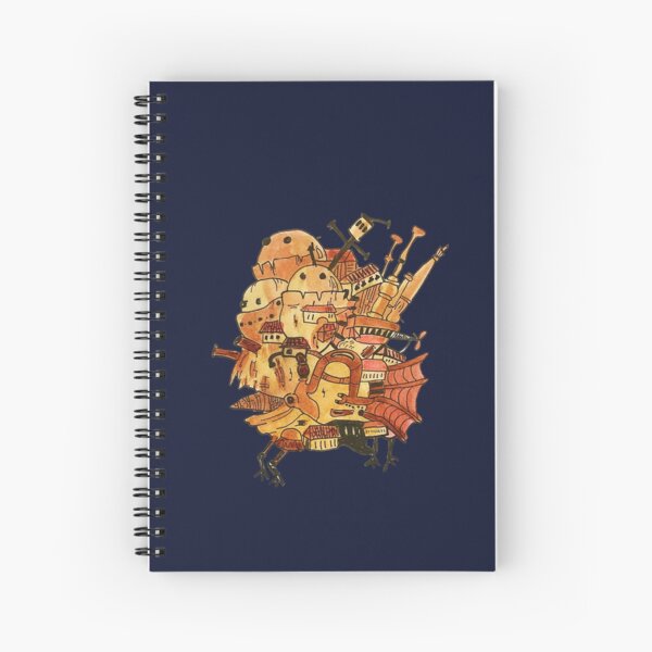 Howl's Castle Spiral Notebook