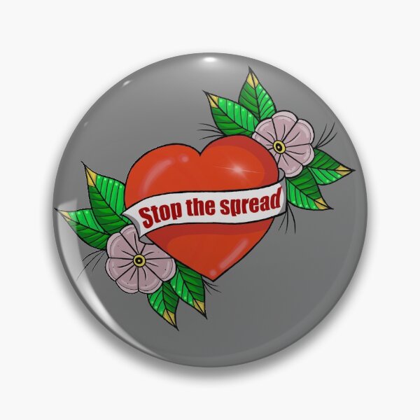 Item preview, Stop the spread trad tattoo designed and sold by dquirke.