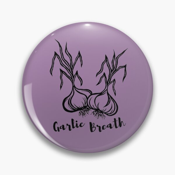 Item preview, Garlic Breath | Garlic Bulbs Design designed and sold by Monochromatics by Corie Mae Dark.