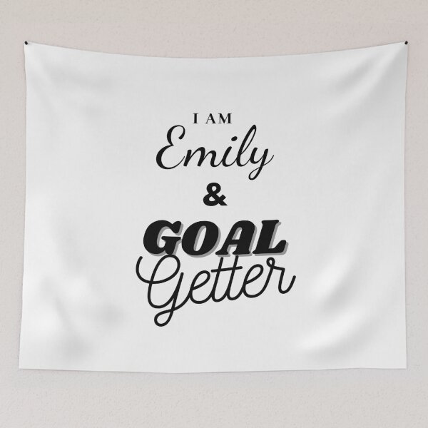 Item preview, I am Emily & Goal getter designed and sold by Amalzaki.