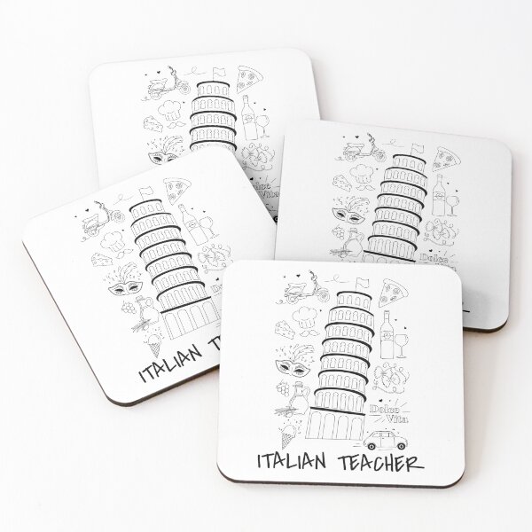 Item preview, Funny Italian teacher - Cool gift for italian teacher with tower of Pisa designed and sold by TamGustam.