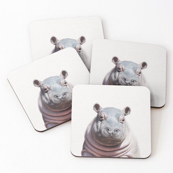 Item preview, Baby Hippo, Baby Animals Art Print by Synplus designed and sold by synplus.