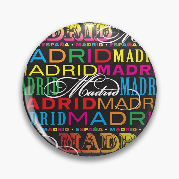 Item preview, Madrid Spain Script Famous Lovely Day Design designed and sold by Lovely Day.
