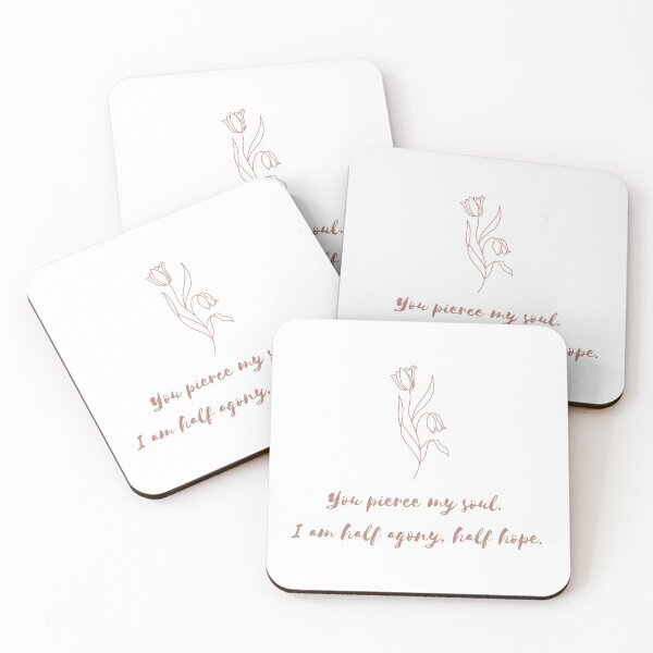 Item preview, Persuasion, You Pierce My Soul, I am Half Agony Half Hope designed and sold by Lucinda Theodore.