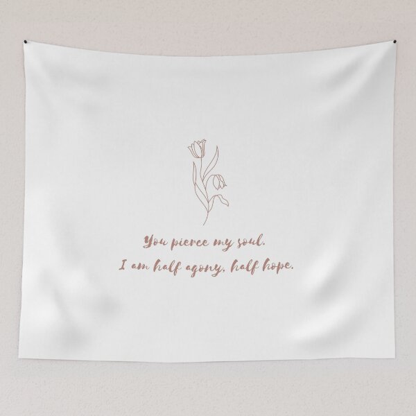 Item preview, Persuasion, You Pierce My Soul, I am Half Agony Half Hope designed and sold by Lucinda Theodore.