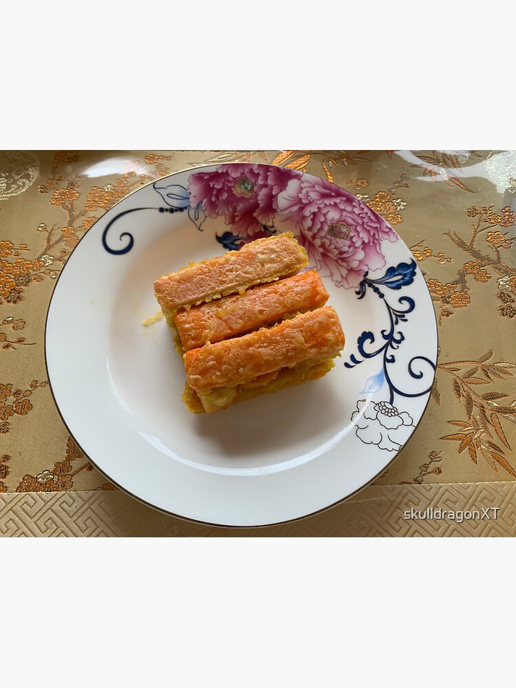 "Baked surimi" Sticker for Sale by skulldragonXT Redbubble