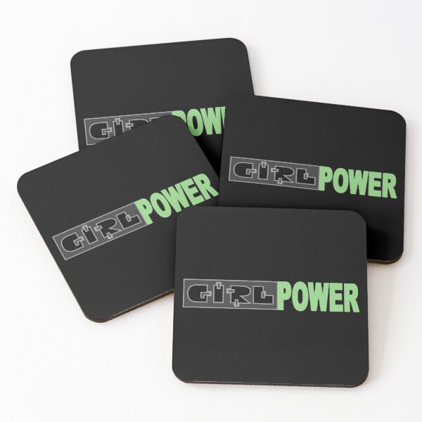 Item preview, Girl Power V2 - Grey-Green designed and sold by BLACKSUN-SHOP.