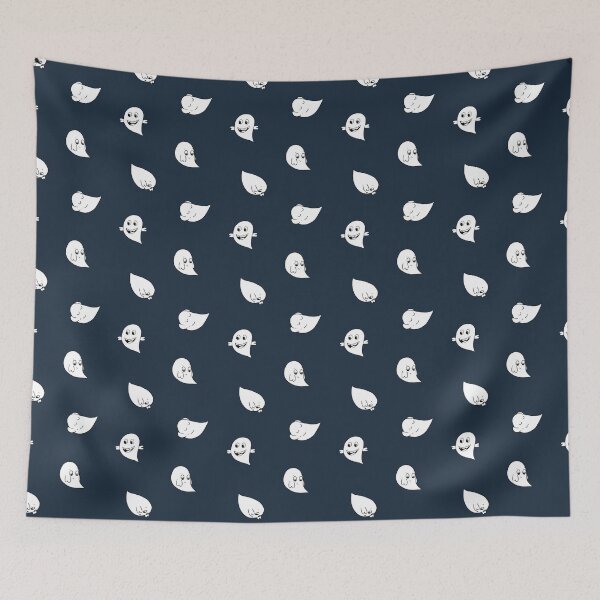 Item preview, Funny ghosts on blue designed and sold by gavayka.
