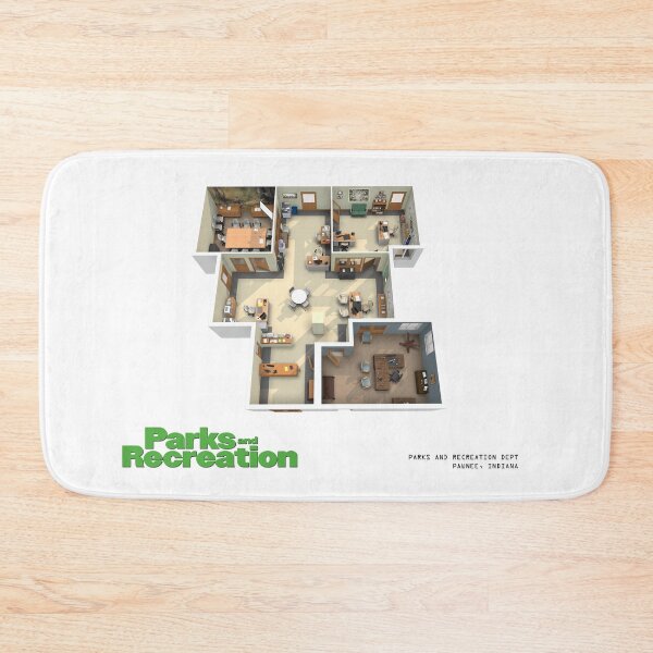Item preview, Parks and Recreation Floor Plan designed and sold by zoeandsons.