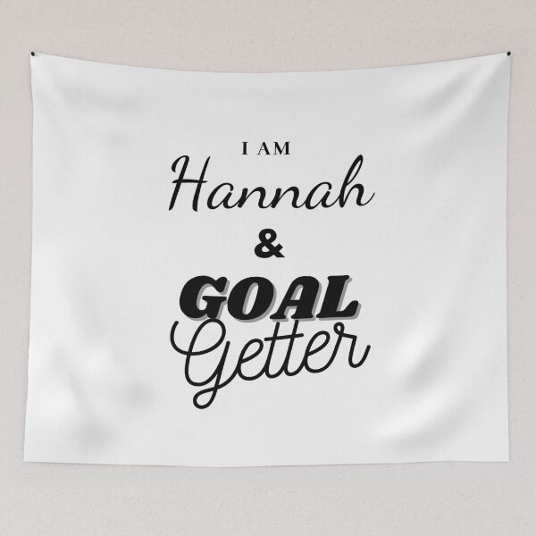 Item preview, I am Hannah & Goal getter designed and sold by Amalzaki.
