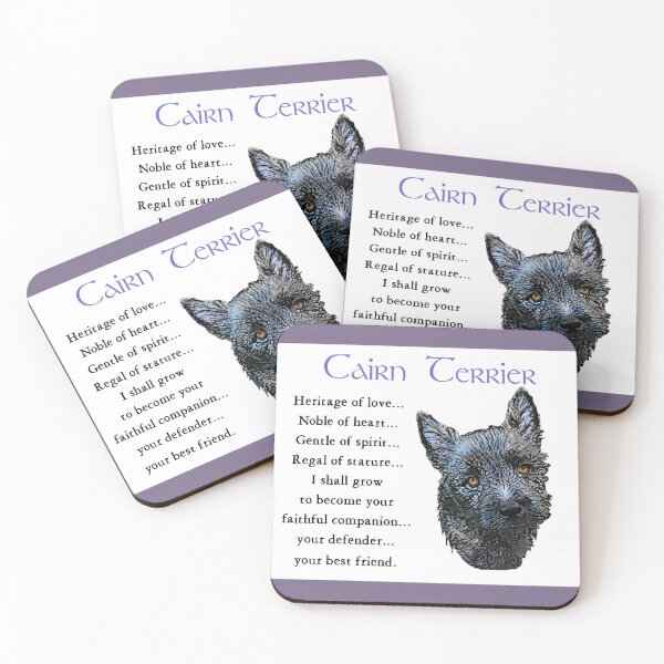 Artikelvorschau, Cairn Terrier Welpen lieben Kunstgeschenke entworfen und verkauft von springdaleshops.