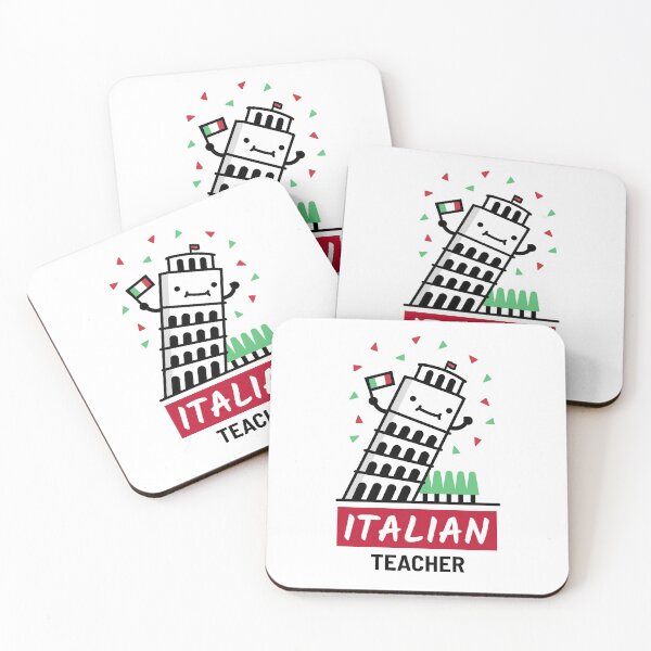 Item preview, Cute Italian teacher Funny gift for italian teacher with tower of Pisa designed and sold by TamGustam.