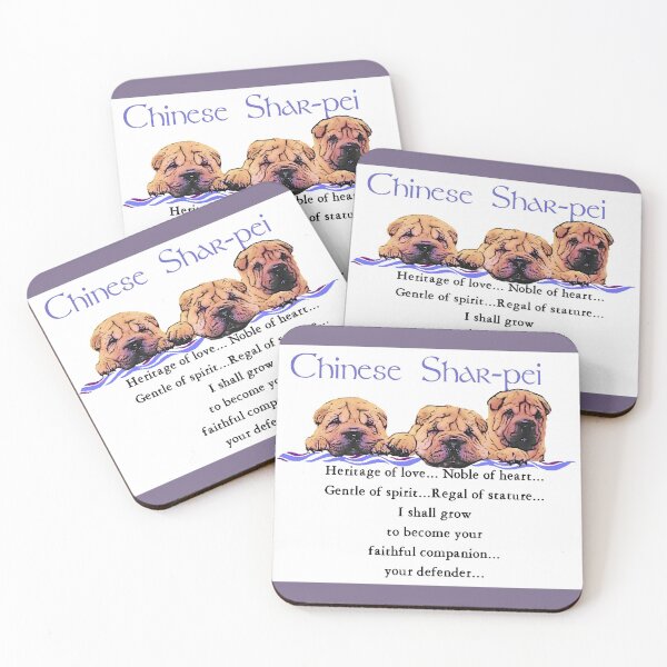 Item preview, Chinese Shar-Pei Puppy Love Art Gifts designed and sold by springdaleshops.