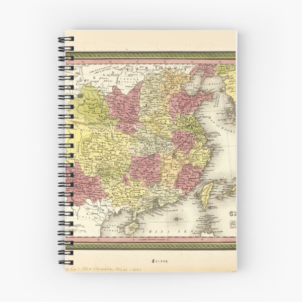 Item preview, Map of China (1851) designed and sold by allhistory.