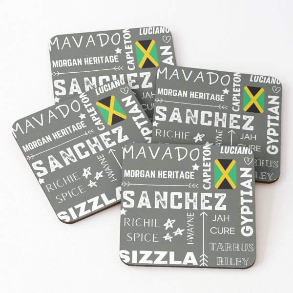Item preview, Classic Reggae Artist White Text Design designed and sold by Gramsta.