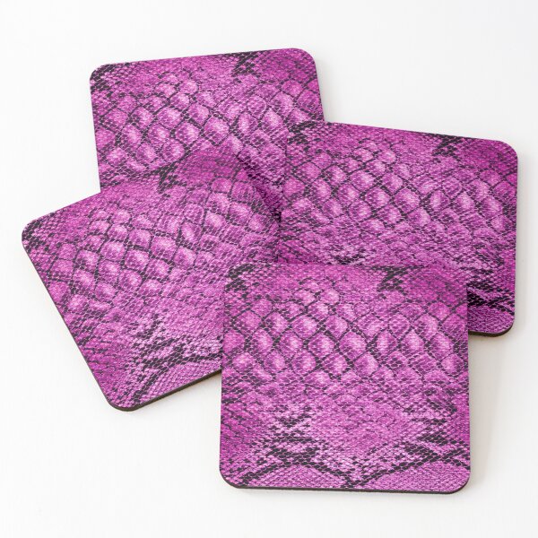 Item preview, pink snake pattern designed and sold by VintageArtistry.